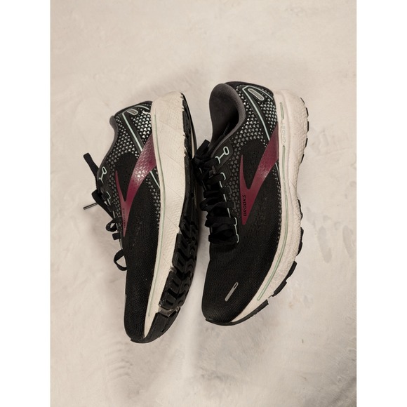 Brooks Ghost 14 Womens Running Shoes Black Plum Aqua Size 9 see photo - Picture 4 of 10
